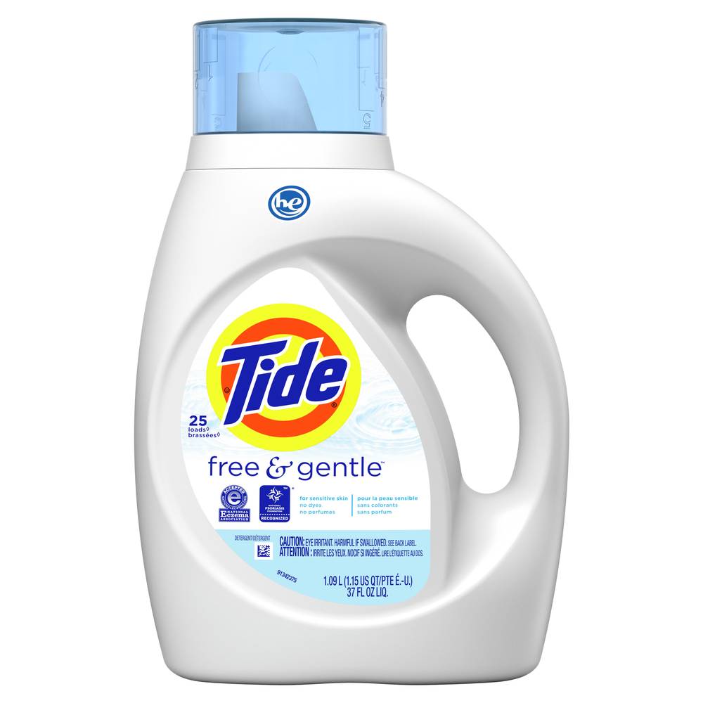 Tide Free and Gentle Liquid Detergent (34 fl oz)