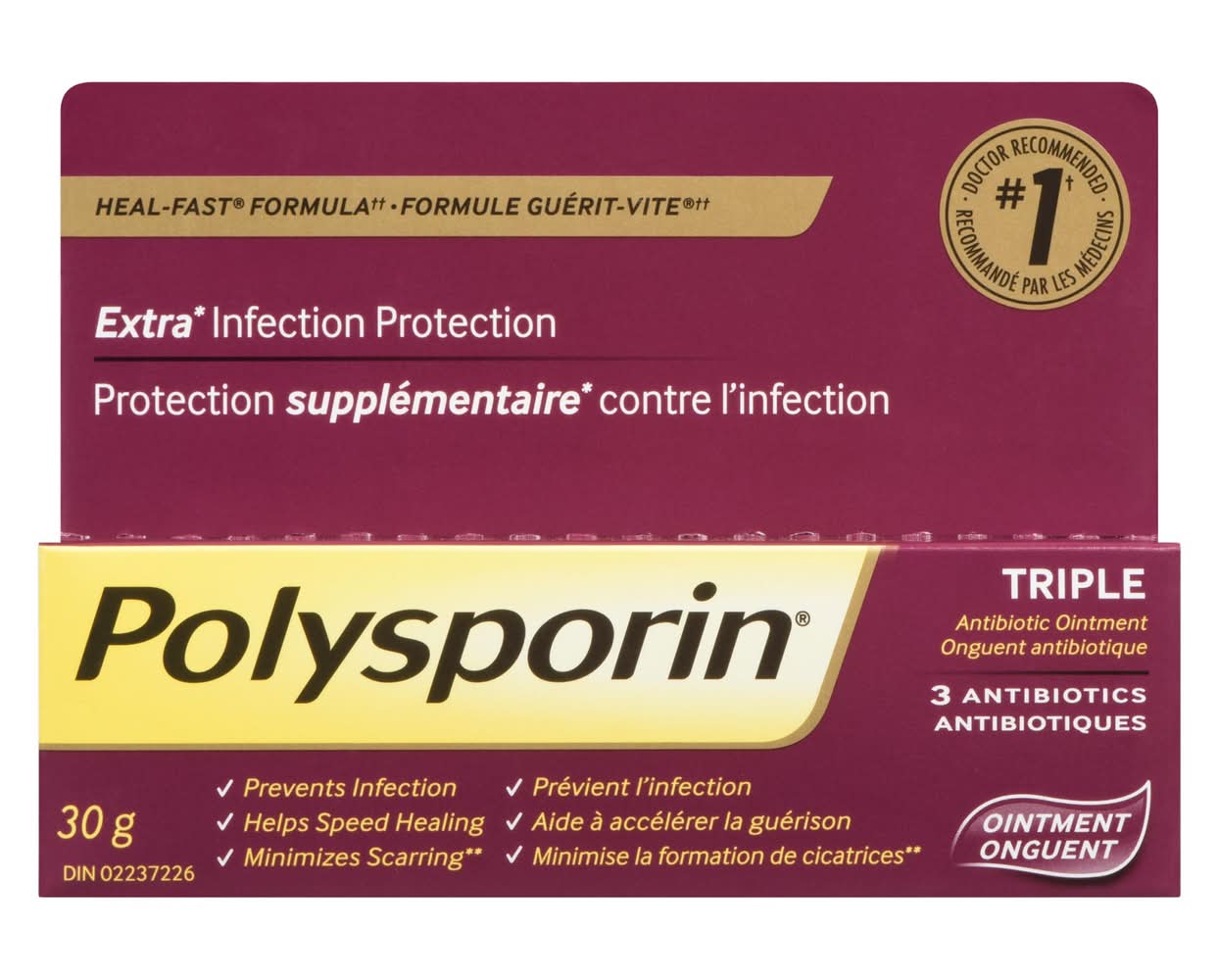 Polysporin Triple Antibiotic Ointment (30 g)
