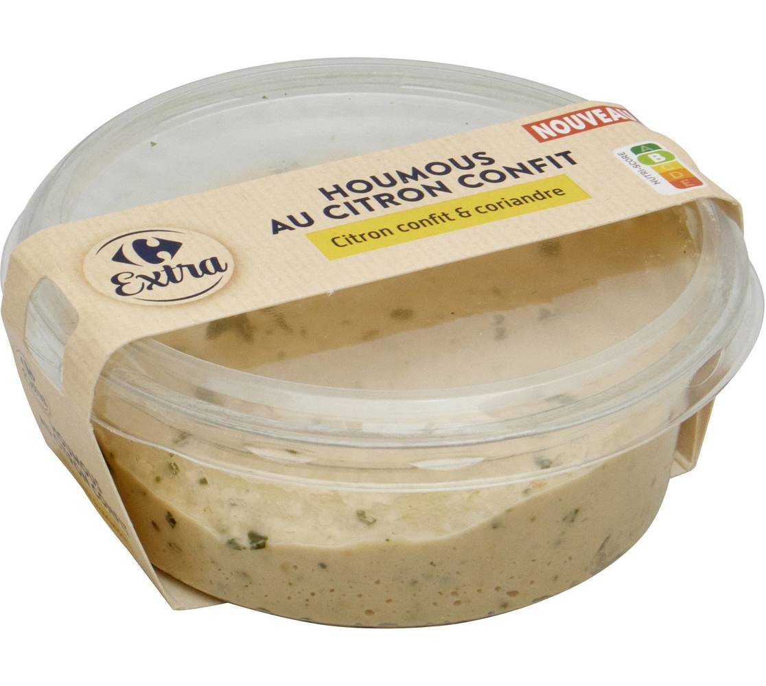 Carrefour Extra - Houmous au citron confit & coriandre (180g)
