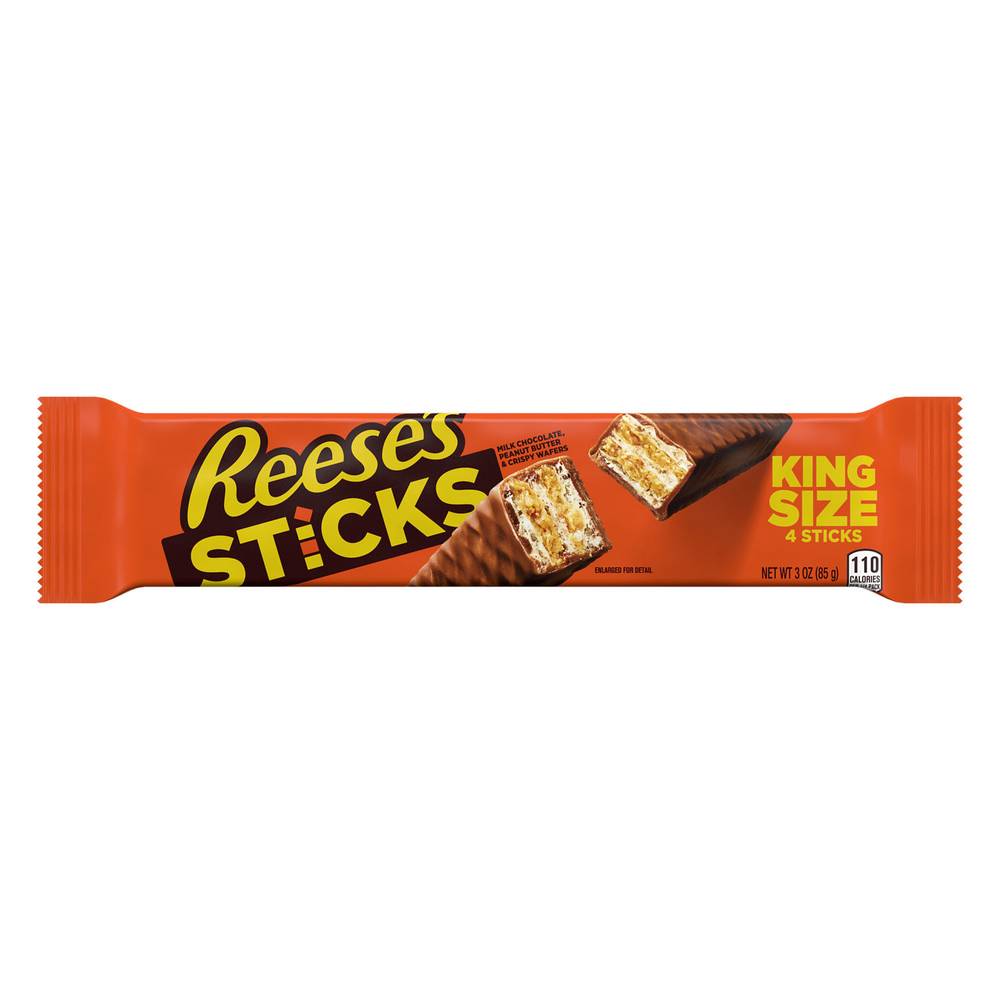 Reese's King Size Sticks Milk Chocolate Wafer (4 ct) (peanut butter)