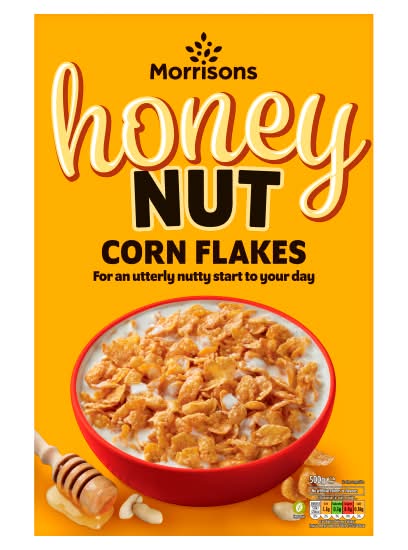 Morrisons Honey Nut, Corn Flakes (500g)