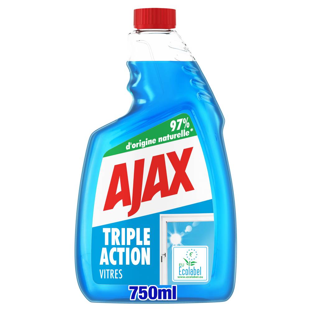 Ajax - Nettoyant ménager vitres triple action