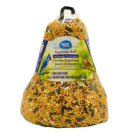 Great Value Self Hanging Supreme Bell Wild Bird Food (454 g)