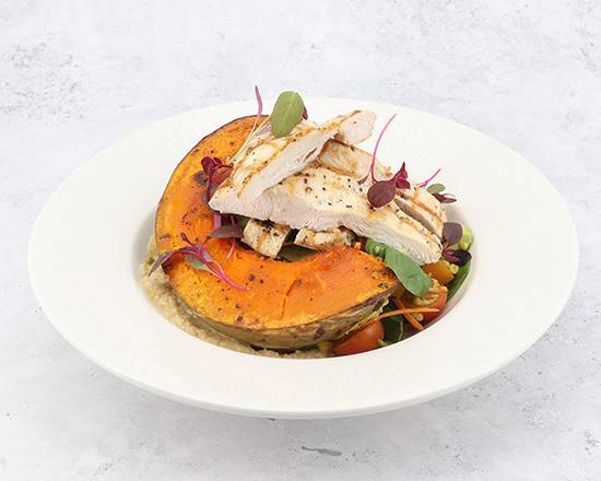 CROWN PRINCE SQUASH WARM SALAD & CHARGRILLED CHICKEN BREAST