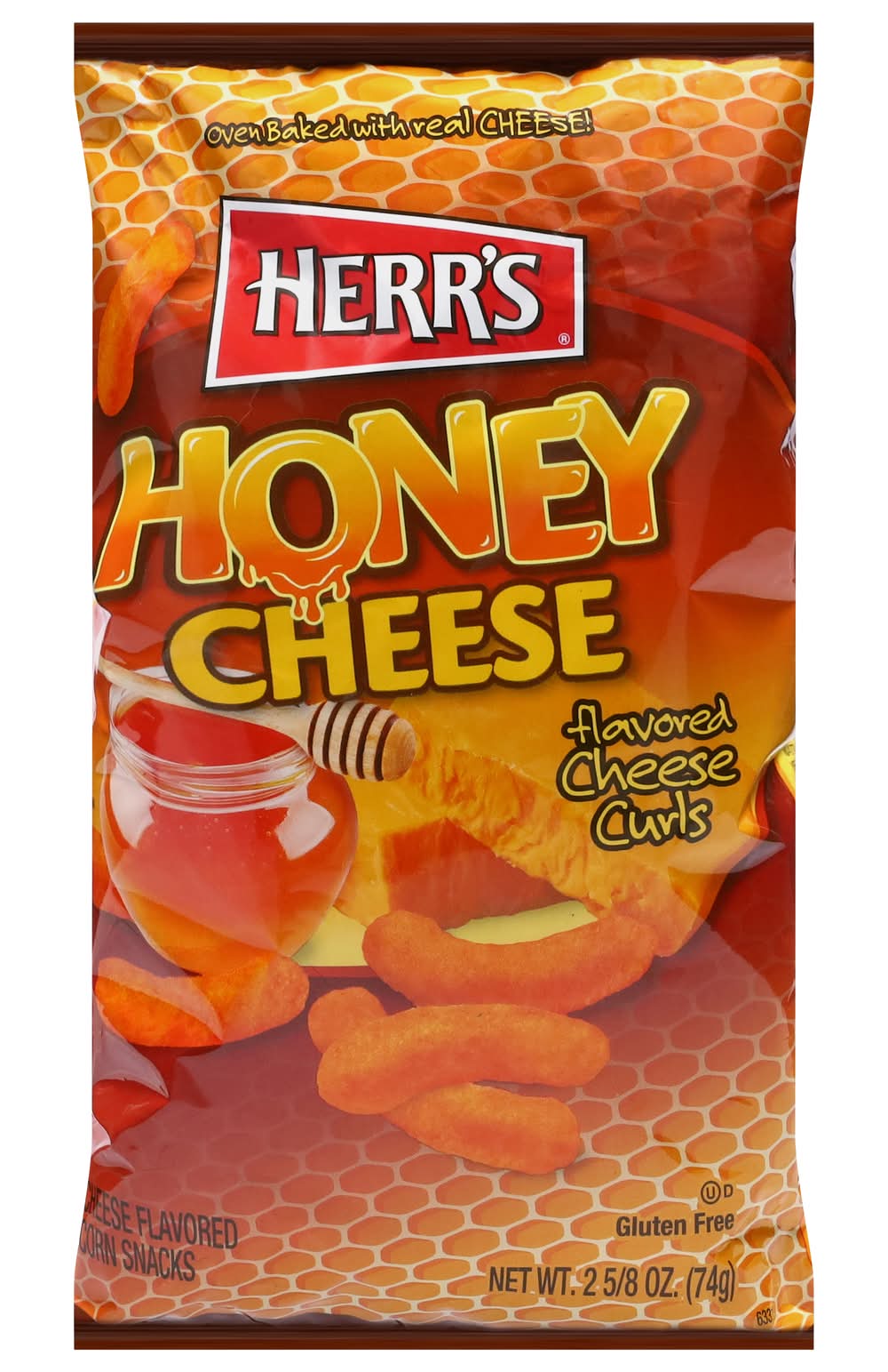 Herr's Cheese Curls, Honey (2.62 oz)