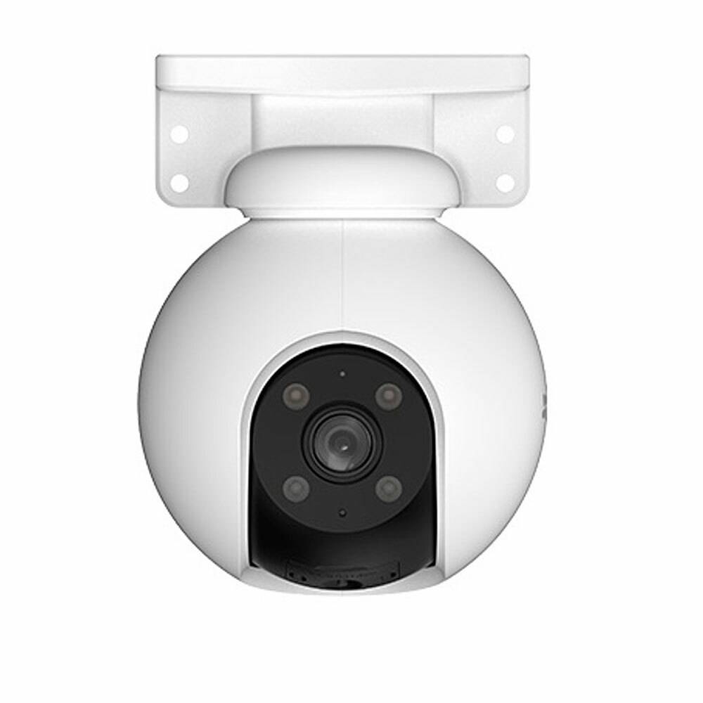 EZVIZ Cámara seguridad IP de exterior 360° 2K con luz y audio H8
