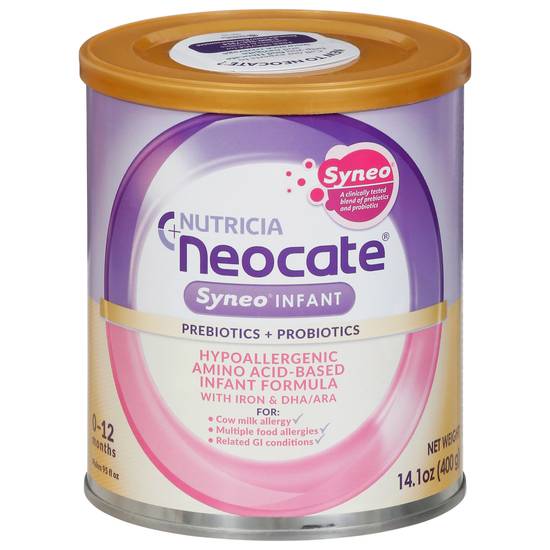 Nutricia Neocate Hypoallergenic Amino Acid-Based Infant Formula