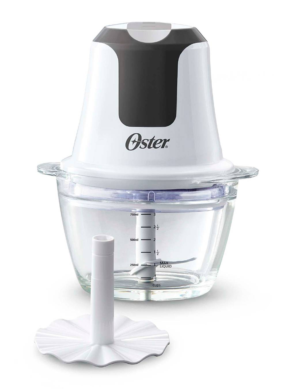 Oster mini picadora 3 tazas con tazón de vidrio (1 un)