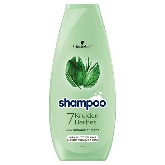 Schwarzkopf Shampoo 7 Kruiden 400ml, voor normaal tot vet haar