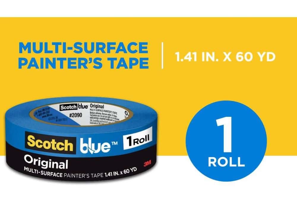 3M Scotchblue 1.41 In. X 60 Yds. Original Multi-Surface Painter'S Tape
