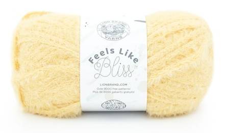 Lion Brand Feels Like Bliss Yarn, Buttercup