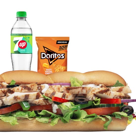 Menu SUB15 Poulet Nature