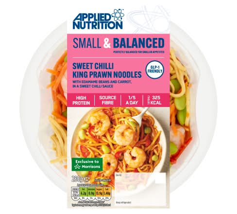 Applied Nutrition Sweet Chilli King Prawn Noodles (280g)