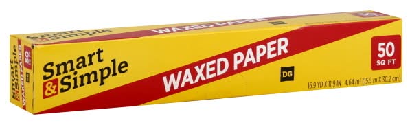 Smart & Simple Waxed Paper, 16.9 yd x 11.9 in