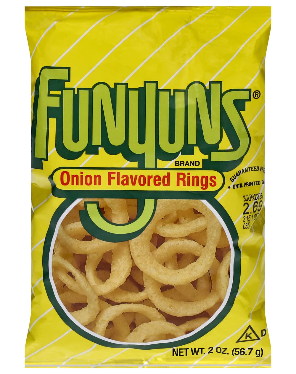 Funyuns Flavored Rings, Onion (2 oz)