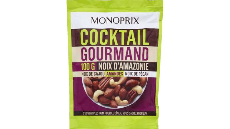 Monoprix - Cocktail gourmand noix de cajou amandes et de pécan