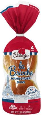 La Boulangere Brioche Burger Buns 4ct (7.05 oz)
