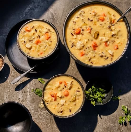 Cream of Chicken & Wild Rice Soup - Group