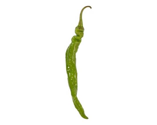 Piment vert long fort (1 légume (environ 80 g)) - Long hot green peppers