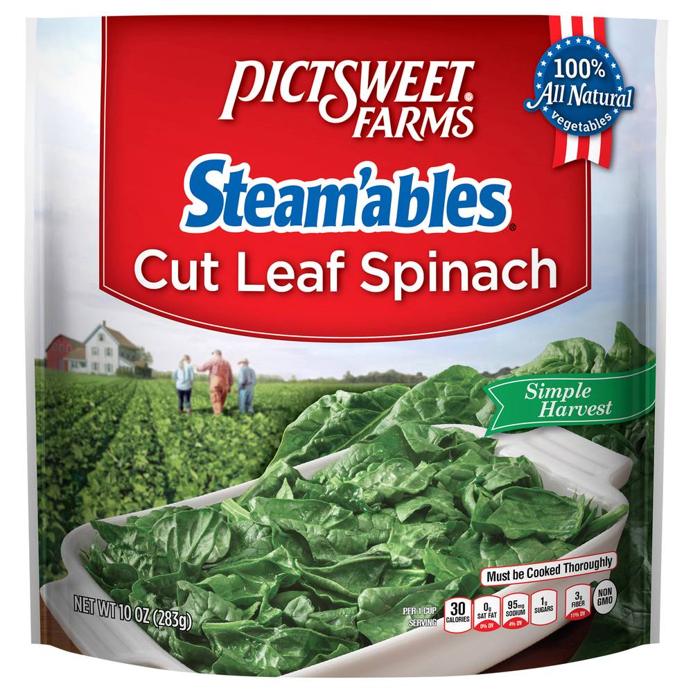 Pictsweet Farms Steam'ables Cut Leaf Spinach (10 oz)