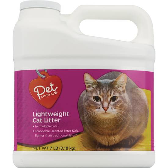 Pet Central Cat Litter Scoopable Lightweight Fresh Scent Jug