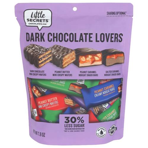 Little Secrets Dark Chocolate Lovers Variety Pack Chocolate Bars