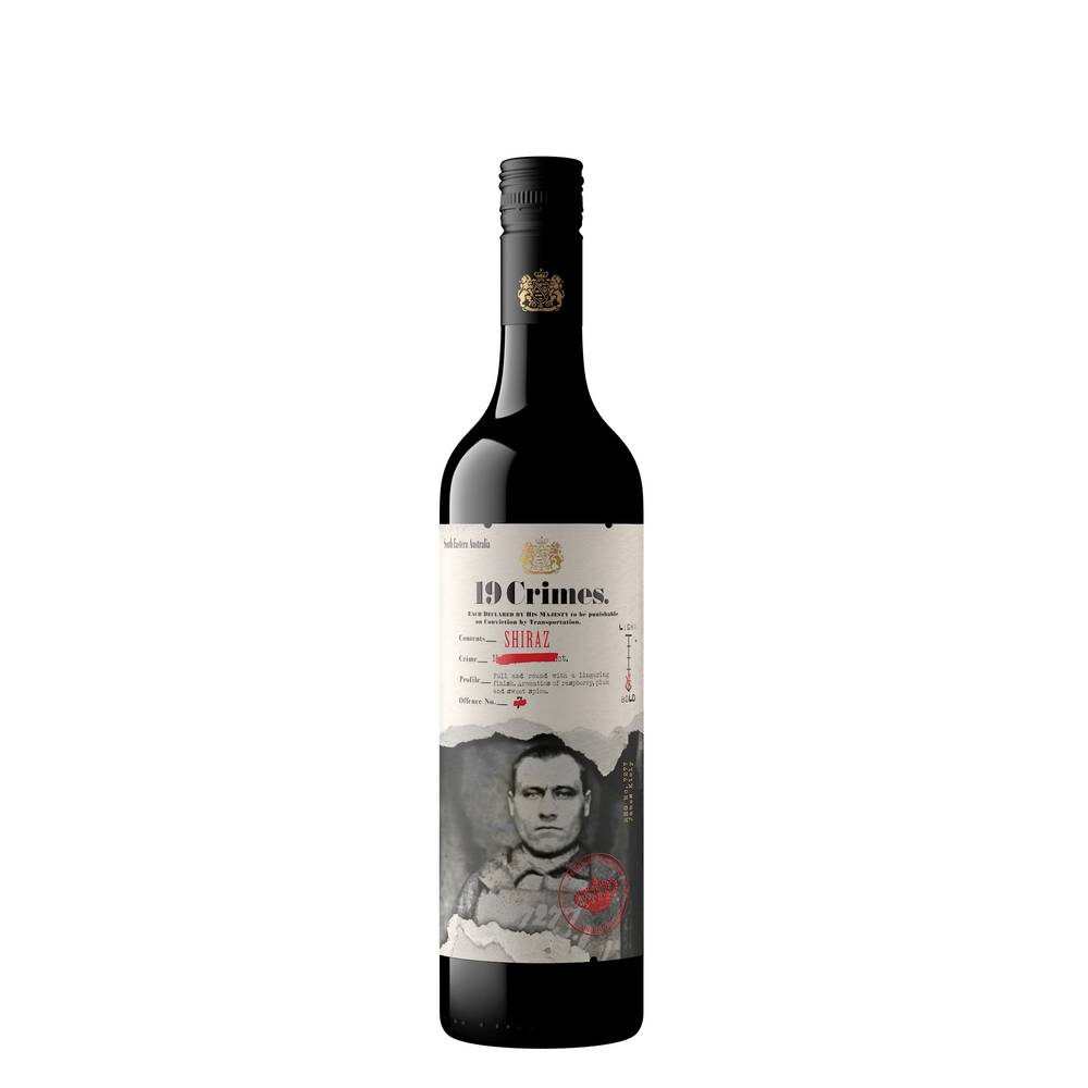 19 Crimes Shiraz 750ml