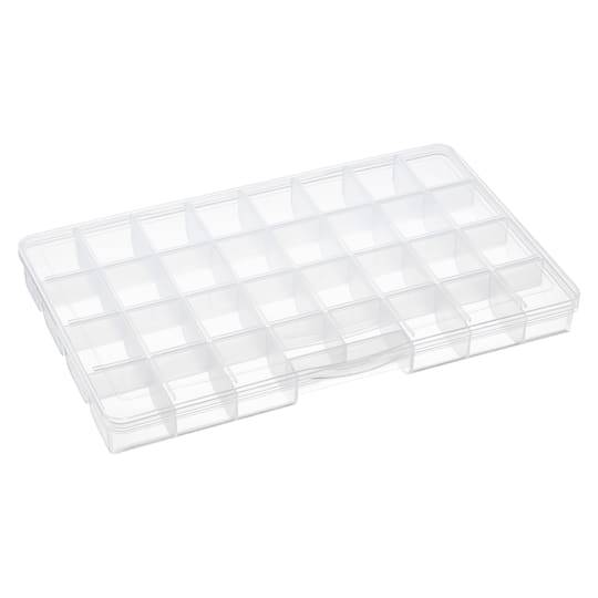 Bead Landing 32-Compartment No Spill Bead Storage Organizer, 13.6" x 8.6" x 1.3"