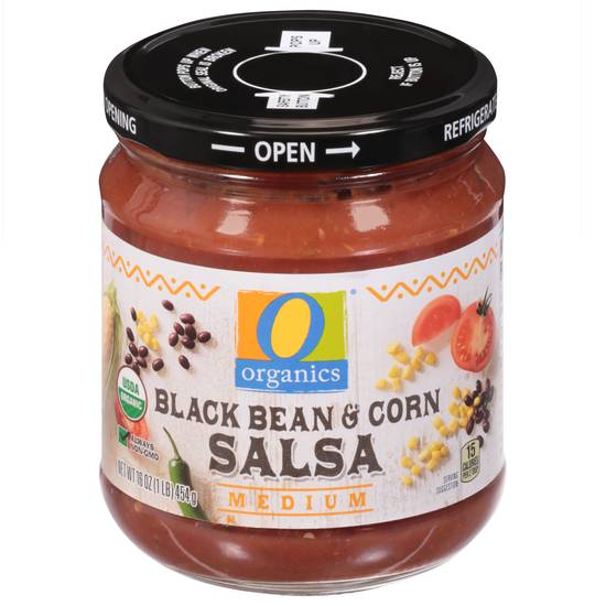 O Organics Medium Black Bean & Corn Salsa (16 oz)