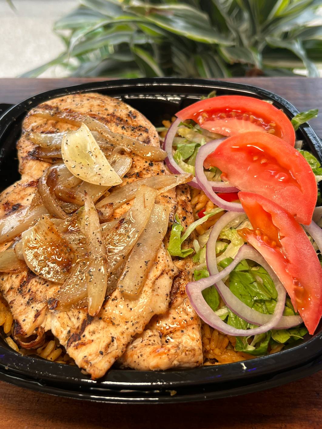 Chicken w/ Grilled Onions Bowl