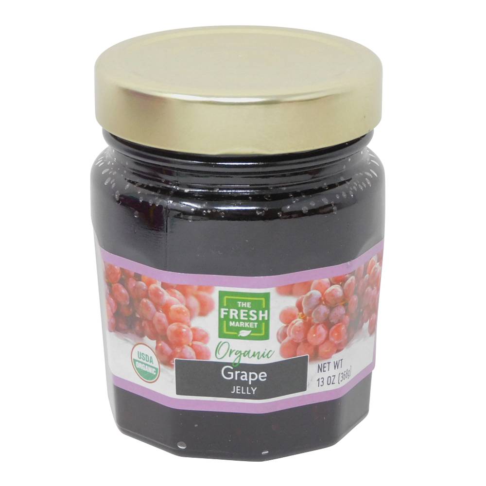 The Fresh Market Organic Jelly, Grape (13 oz)