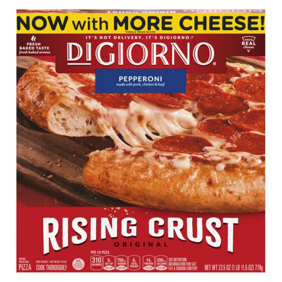 DiGiorno Frozen Rising Crust Pepperoni Pizza 12in 27.5oz