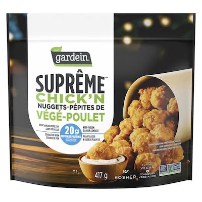 Gardein suprême pépites de végé poulet - supreme vegan chicken nuggets