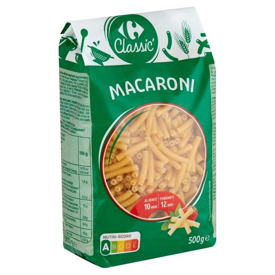 Carrefour Classic' Macaroni 500 g