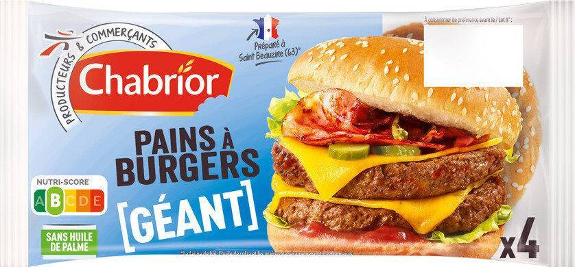 Pain à burger géant - chabrior - 330g