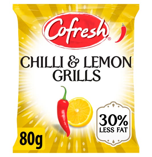 Cofresh Chilli & Lemon, Potato Snack Grills (80g)