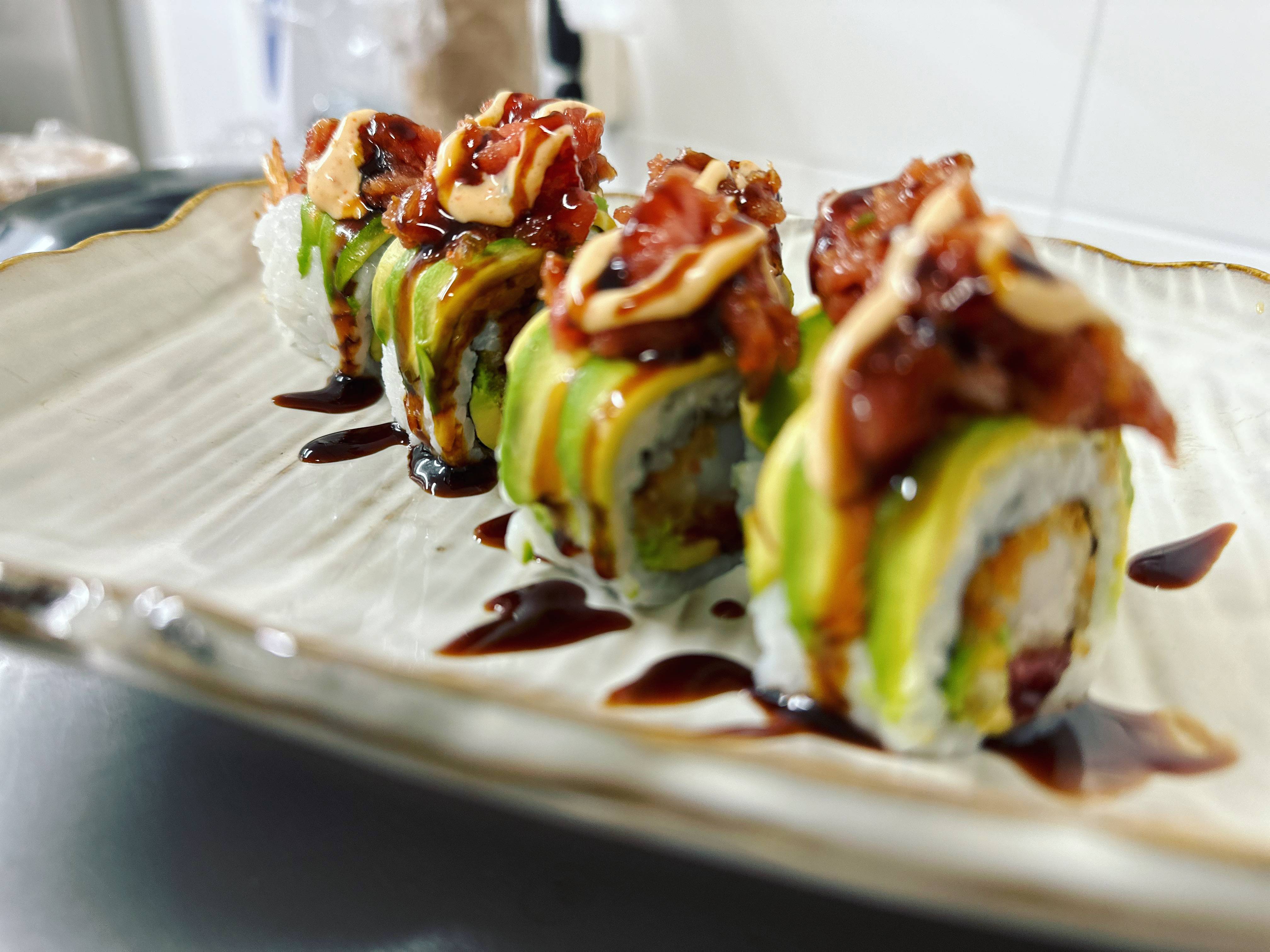 Roll Tempura de crevette