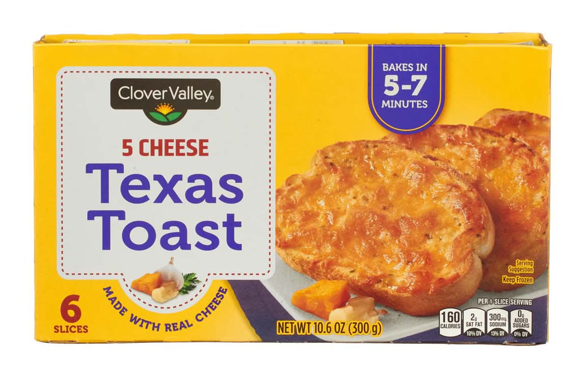 Clover Valley 5 Cheese Texas Toast (6 ct)