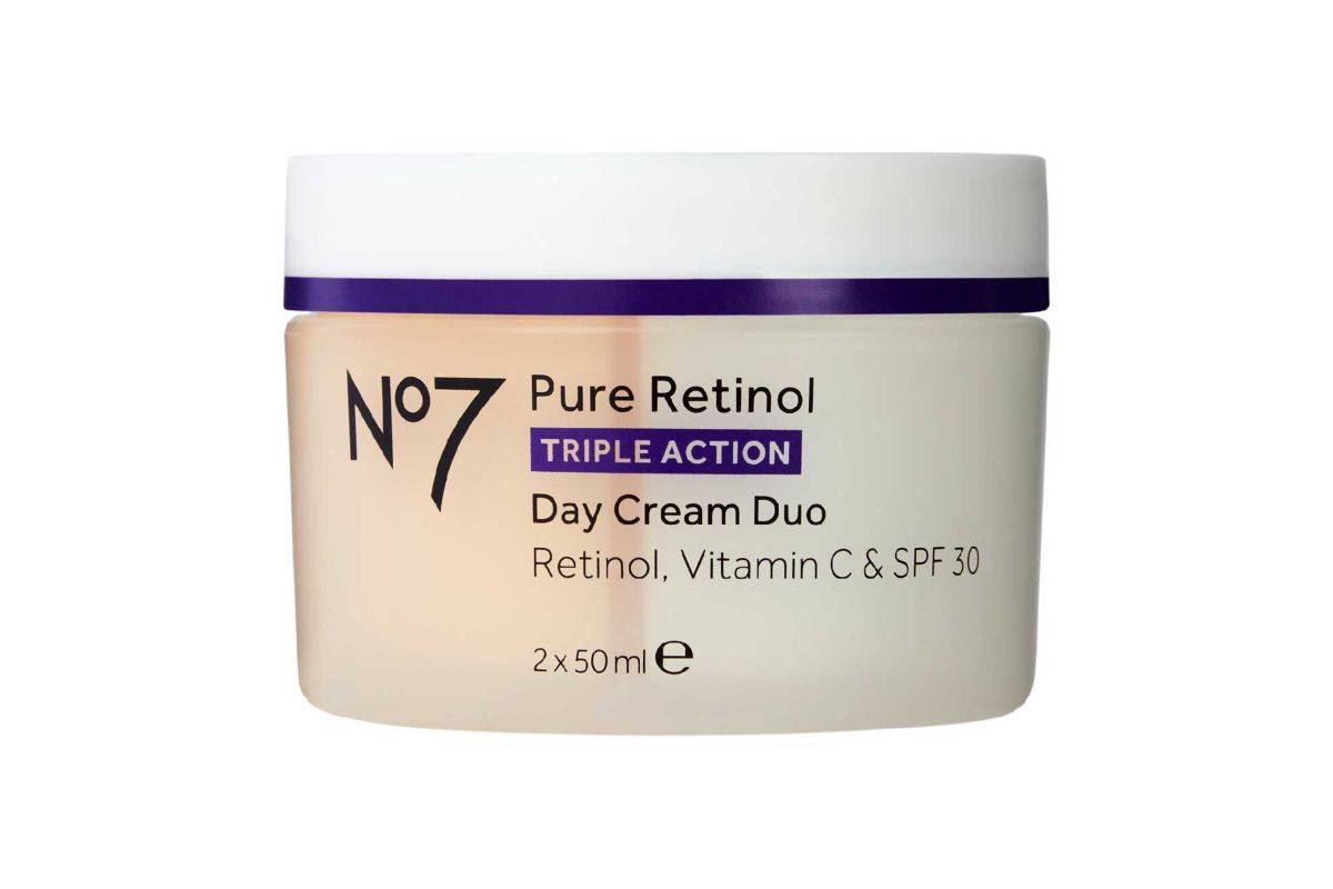 No7 Pure Retinol, Vitamin C & SPF 30 Day Cream Duo 2x50ml