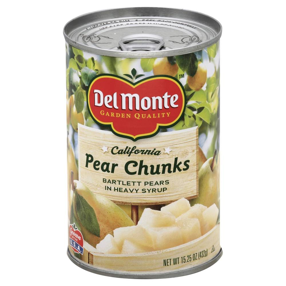 Del Monte Bartlett Pear Chunks in Heavy Syrup (15.3 oz)