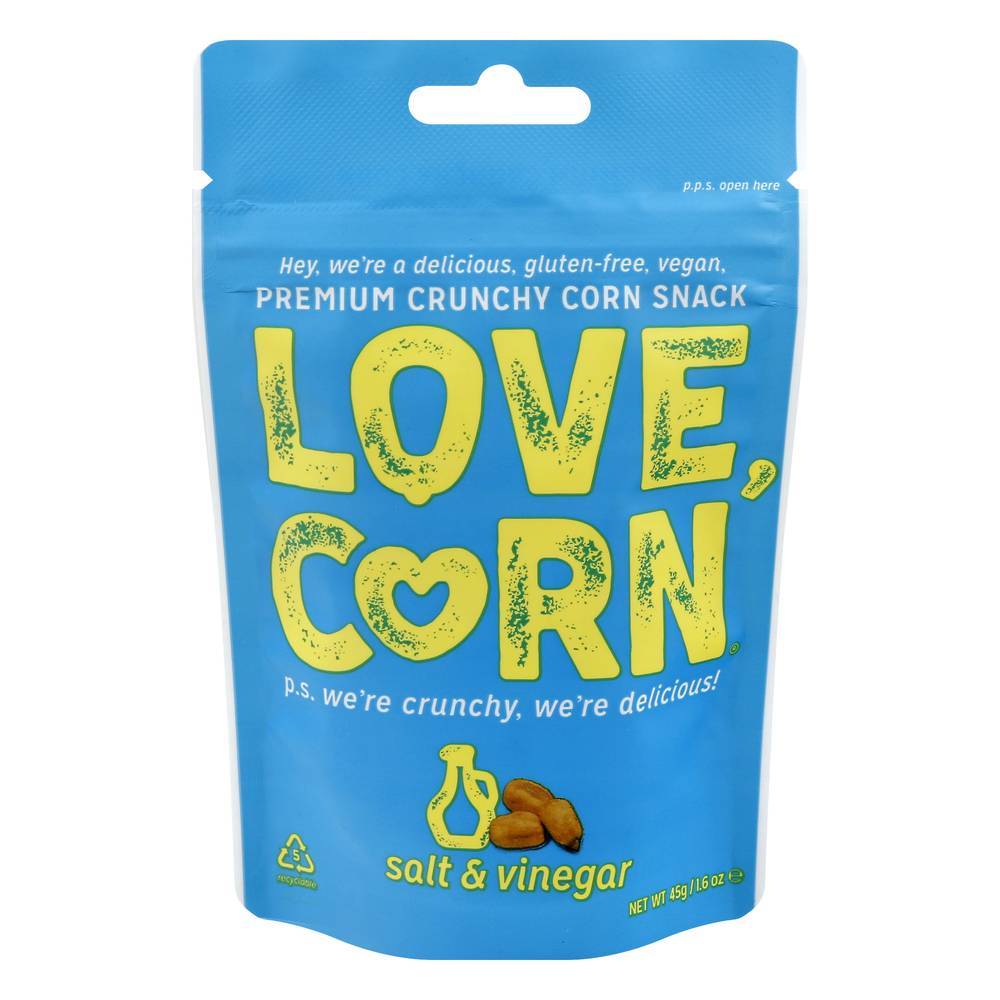 Love Corn Premium Crunchy Salt & Vinegar Corn (1.6 oz)