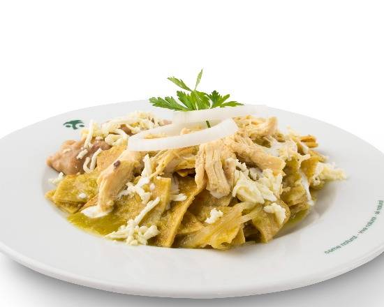 Chilaquilazo con pollo