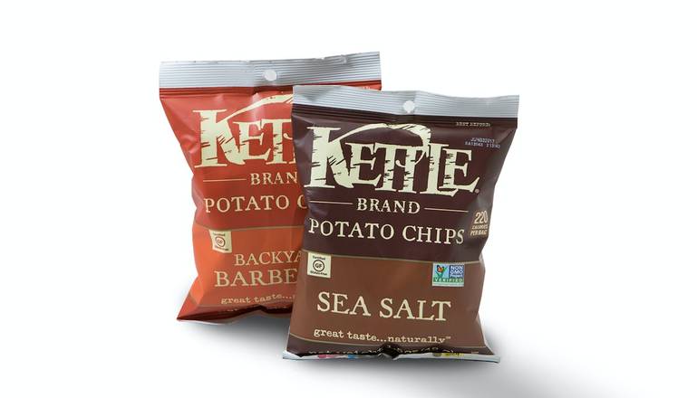 Sides (Chips, Popcorn & Cookies)|Kettle Chips - Sea Salt