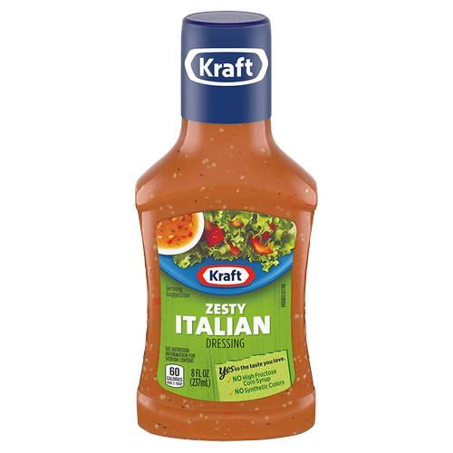 Kraft Zesty Italian Salad Dressing 8oz