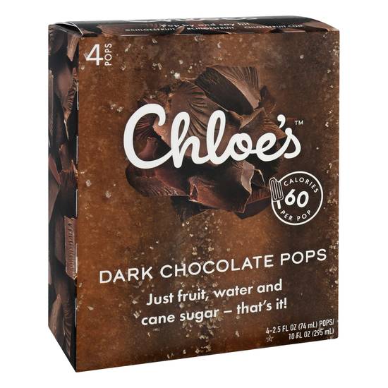 Chloe's Dark Chocolate Pops