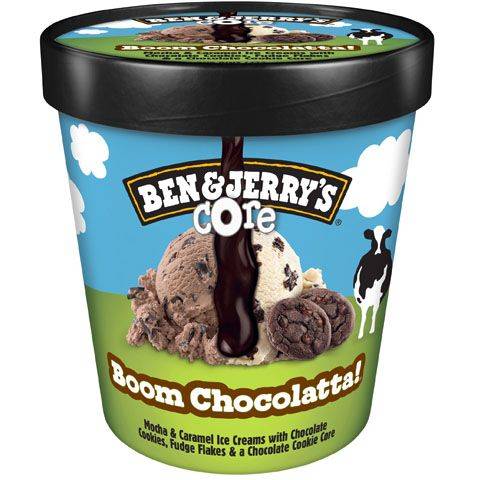 Ben & Jerry's Boom Chocolatta! Cookie Core Pint