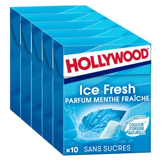 Hollywood - Ice fresh chewing-gum à la parfum fraîche (menthe)