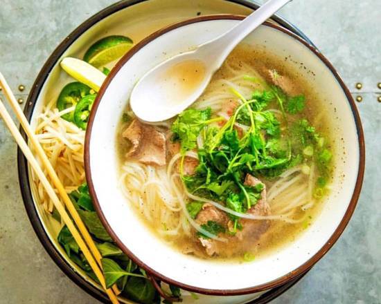 Order Beef Zucchini Noodle Pho (GF) food online from Pho Time by BoCaphe store, New York on bringmethat.com