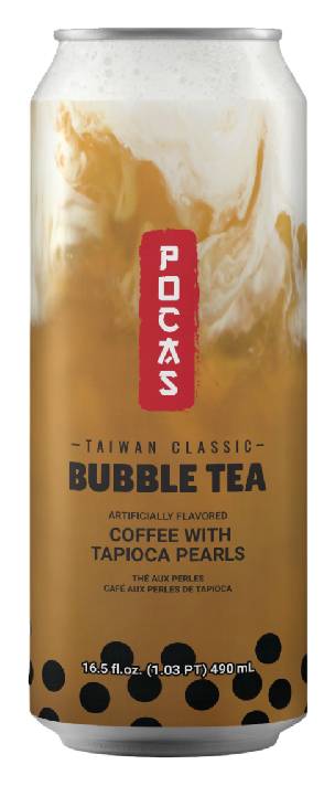 Pocas Coffee-Tapioca Pearls, Bubble Tea (490ml)