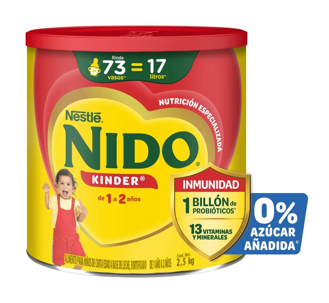 Nido · Kinder 1 alimento lácteo (2,5 kg)